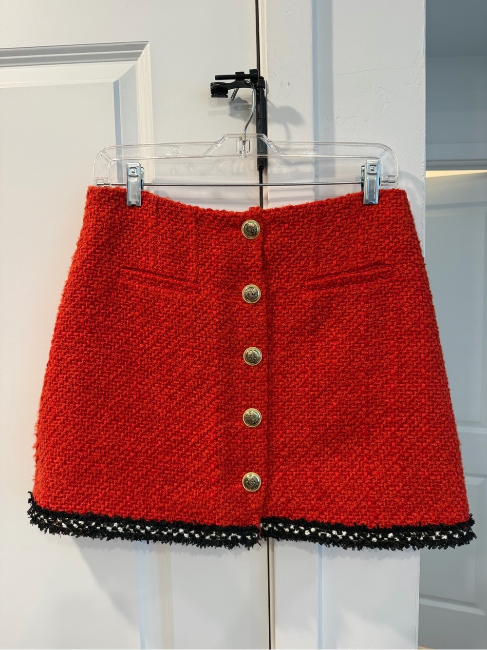NWT Astr the Label Mavey Button Front Skirt